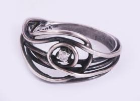 Izraeli ezüst (ag) gyűrű, m: 62, bruttó 4,4g