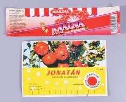 Italcímke tétel, nagy doboznyi retro ital címke, főleg üdítők. sok száz darab