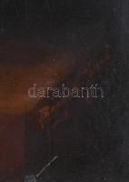 Bányász József jelzéssel, XIX. sz. második fele: Csendélet. Olaj, vászon. Sérült. Dekoratív, antik, ...