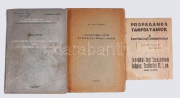 cca 1950 Kommunista propaganda kiadványok, kb 30 db a Rákosi korból