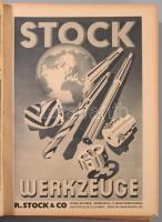 1941 A Signal képes háborús magazin teljes évfolyama bekötve, Korabeli félvászon kötésben. A lapok j...