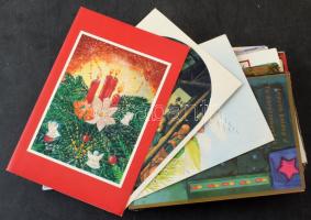Kb. 300 db MODERN motívum és üdvözlő képeslap / Cca. 300 modern motive and greeting postcards