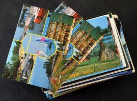 Kb. 200 db MODERN külföldi város képeslap / Cca. 200 modern foreign town postcards