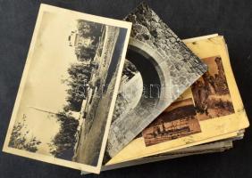 Több mint 100 db főleg MODERN magyar fekete-fehér város képeslap / More than 100 mainly modern Hungarian town postcards