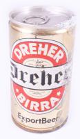Régi Dreher Birra olasz export fém doboz, korrodált, m: 12 cm