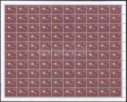 2000 Magyar millennium 30Ft hajtatlan teljes ív, 10 db lemezhibával, poloskával, fehér folttal. Nagyon ritka teljes ívben!