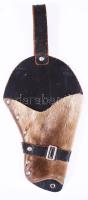 Bőr vadász oldaltartó, h: 22 cm
