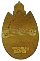 1916. 11. Honvéd Lovashadosztály zománcozott bronz jelvénye, "Morzsányi J." gyártói jelzés...