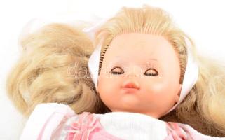 Zapf nagyméretű baba, jelzett, jó állapotban, h: 52 cm