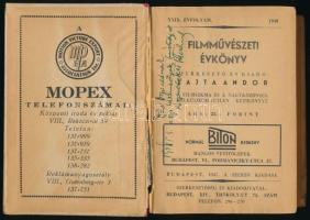 Lajta Andor (szerk.): Filmművészeti évkönyv. Bp., MAFIRT. Félvászon kötés, kopottas állapotban