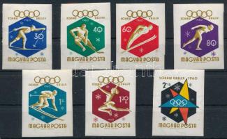 1960 Téli olimpia I. - Squaw Valley vágott sor (szokásos apró ráncok / small creases)