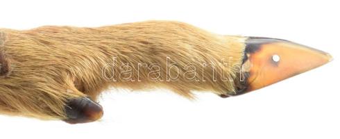 Vadász stílusú kés, h: 28 cm