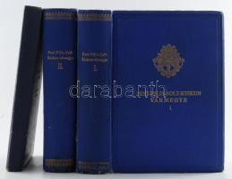 Pest-Pilis-Solt-Kiskun-vármegye általános ismertetője és címtára az 1931-32. évre. I-II. köt. + Északi körzet ismertetője. Főszerk.: F. Szabó Géza. A Vármegyék Országos Címtára. Bp., [1931], Vármegyei Tisztviselők Országos Egyesülete, [12]+416 p.; 341+[3] p.+ 298+[2] p.+ 167+[1] p.; VII+[1]+416 p. Aranyozott egészvászon- / félvászon-kötésben, változó állapotban, kissé foltos borítókkal.