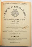 Pest-Pilis-Solt-Kiskun-vármegye általános ismertetője és címtára az 1931-32. évre. I-II. köt. + Észa...