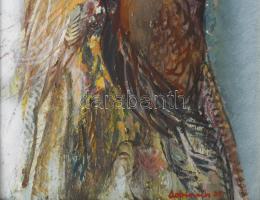 Dobrovits Ferenc (1941-1988): Fácánok, 1985. Olaj, farost, jelezve jobbra lent. Hátoldalán autográf ...