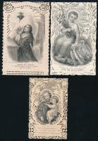 ca 1890 3 db csipke szentkép