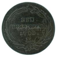 Ausztria 1780K1kr Cu "Mária Terézia" T:XF,VF patina Austria 1780K1 Kreutzer Cu "Maria Theresa" C:XF,VF patina