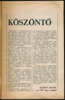 1976 Fradi műsorfüzet, fekete-fehér fotókkal, 32 p