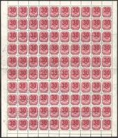 1950-1953 16 db hajtott teljes portós ív lemezhibákkal