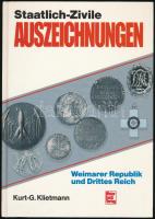 Kurt-G. Klietmann: Staatlich-Zivile Auszeichnungen Weimarer Republik und Drittes Reich. Stuttgart, 1990, Motorbuch Verlag. Fekete-fehér fotókkal illusztrálva. Német nyelven. Kiadói kartonált papírkötés.