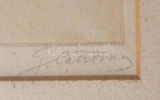 Glatz Oszkár (1872-1958) - Prihoda István (1891-1956): Anya gyermekével. Rézkarc, papír. Glatz és Pr...