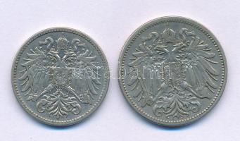 Ausztria 1907. 20h Ni + 1911. 10h Ni T:XF
Austria 1907. 20 Heller Ni + 1911. 10 Heller Ni C:XF
Kra...