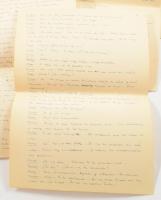 Vaszary János (1899-1963) színdarabjának kézirata spanyol nyelven 25 beírt oldalon / Autograph play ...