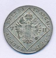 1802G 7kr Ag "I. Ferenc" Nagybánya T:XF patina
Huszár: 2013., Unger III.: 1395.a