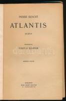 Benoit, Pierre: Atlantis. Bp., Dick Manó. Kiadói papírkötés ragasztott, kopottas állapotban