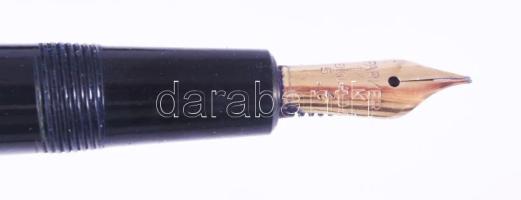 ca 1930 Antik bakelit töltőtoll, 14K arany heggyel, jelzett,