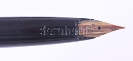 Régi Paker bakelit töltőtoll, 14K arany heggyel, jelzett,