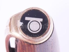 Régi Paker bakelit töltőtoll, 14K arany heggyel, jelzett,