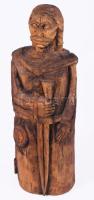 Jelzés nélkül: Erdélyi vitéz. Faragott fa, 30 cm