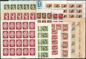 24 db teljes ív az 1956-1958 közötti időszakból, részben hajtatlan