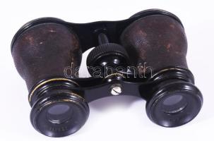 Calderoni és Társa színházi távcső, jelzett, 10x7 cm
