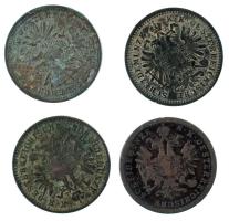 Ausztria 1861A 1kr Cu + 1881. 1kr Cu + 1885. 1kr Cu (2x) T:XF,VF Austria 1861A 1 Kreuzer Cu + 1881. 1 Kreuzer Cu + 1885. 1 Kreuzer Cu (2x) C:XF,VF
