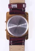 Roamer kvarc óra, bőr szíjjal, kis kopással, működik, 3x2,5 cm