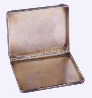 Ezüst (Ag) tárca, jelzett, nettó 81g, 6,5x8,5 cm