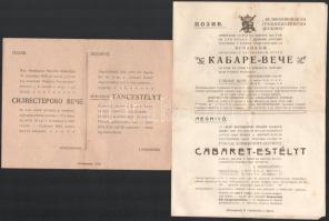 1919 2 db szerb magyar nyelvű meghívó Nagykikinda