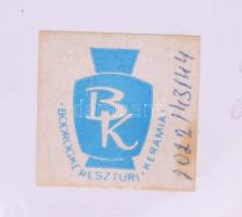 Bodrogkeresztúri Aggtelek mintás hamuzó, jelzett, hibátlan, d: 14 cm