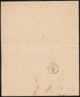 1890 Hivatalos kétnyelvű katonai postai szállítólevél "BUDAPEST VÁCZI KÖRÚT" - Kassa