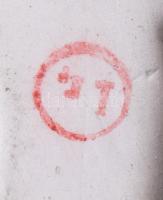 Jegesmedve figura, jelzett, hibátlan, m: 22 cm