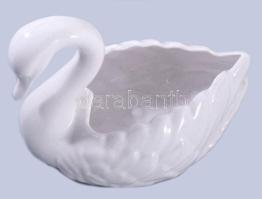 Hattyú alakú virágtartó, 23x19 cm