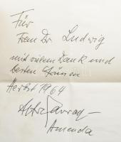 Alfred Amenda: Eroica. [Beethoven életének regénye.] A szerző, Alfred Amenda író német nyelvű DEDKÁC...