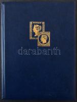 24 fehér lapos A/4 német berakó, kék borítóval, egyszer használt, új állapotban