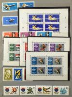 1960-1963 Magyar gyűjtemény blokkokkal, 8 lapos A4-es berakóban zöld borítóval