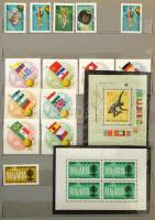 1960-1963 Magyar gyűjtemény blokkokkal, 8 lapos A4-es berakóban zöld borítóval