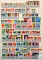 1918-1968 Szépen kezelt magyar postatiszta gyűjtemény (az elején pár falcos), sorokkal és 3 blokkal, első kézből. 8 lapos új állapotú Philatelia Hungarica zöld A/4 berakóban (229.350.-)