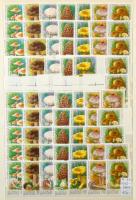 1980-1985 sorok és önálló értékek több példányban, 16 lapos A4-es berakóban. Magas katalógusérték!