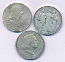 1935. 2P Ag "Pázmány" + 2P Ag "Rákóczi" + 1936. 2P Ag "Liszt Ferenc" -...
